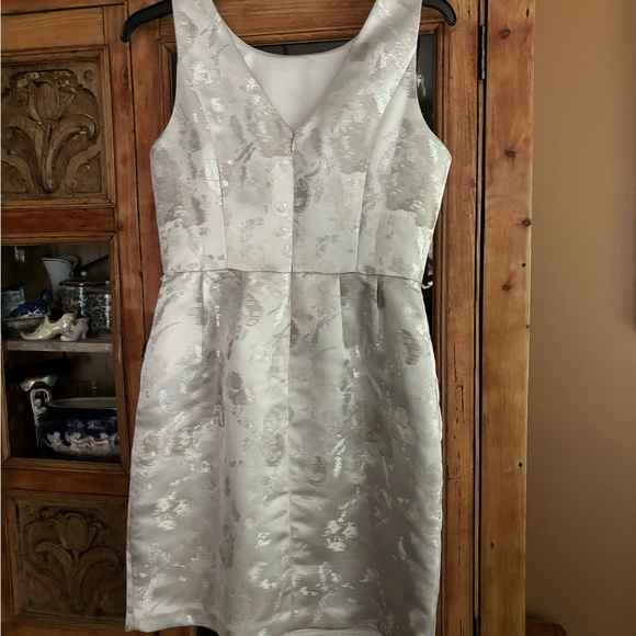 Shimmering Silver Forma Dress - Picture 2 of 3